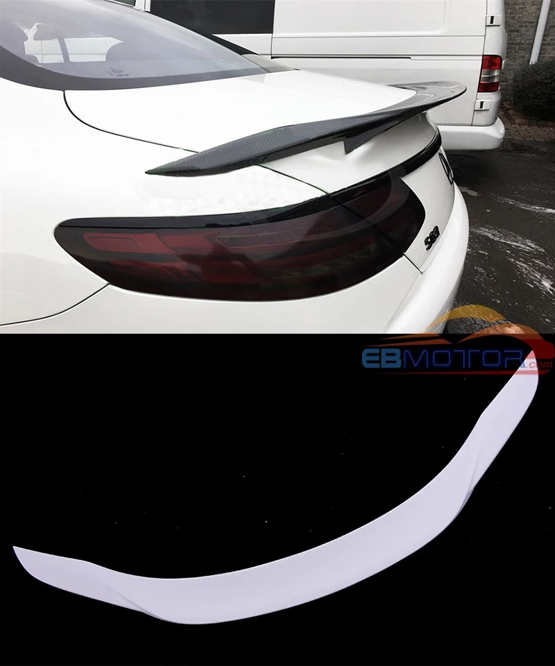 UNPAINTED Real Fiber Glass Trunk Spoiler For BENZ C217 S-Coupe S320 S400 S550 S63 Amg 15UP M137F