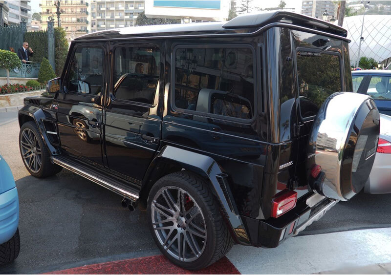 B Style Real Carbon Fiber Trunk Roof Spoiler For Benz W463 G550 G63 G65 AMG 13+