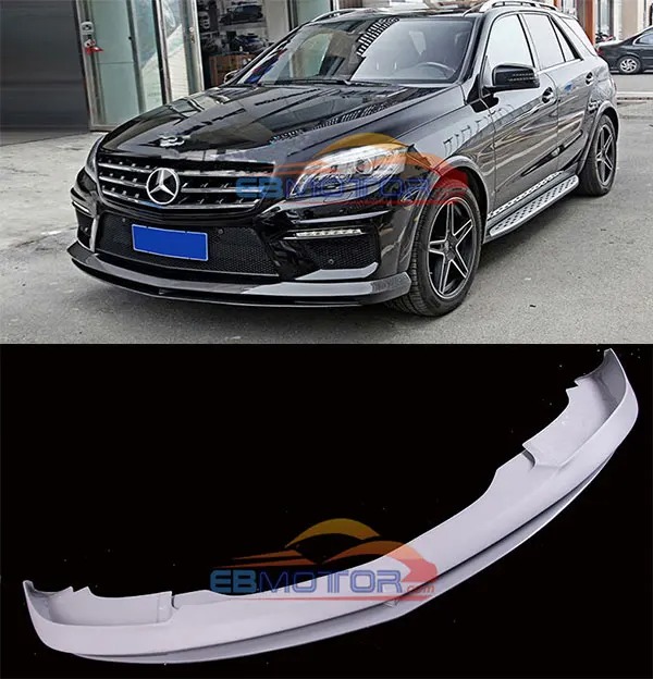 UNPAINTED Fiber Glass front lip spoiler for Benz W166 ML63 12-14 M149F