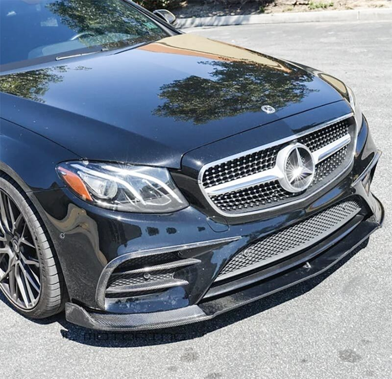 Real Carbon Fiber Front Lip spoiler For Mercedes Benz E Class Sedan W213 AMG16UP