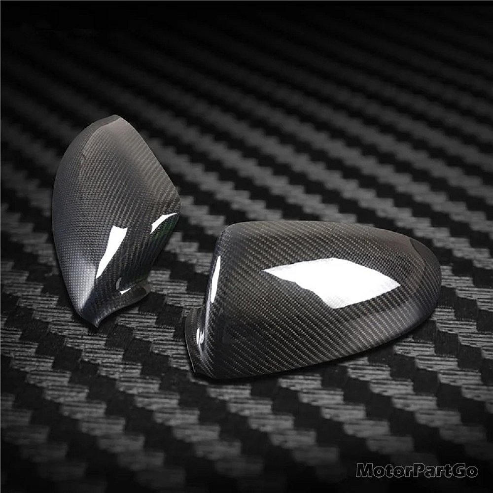Real Carbon Fiber Mirror Cover Exchange original 1 pair for  Smart fortwo W451 2009-2013