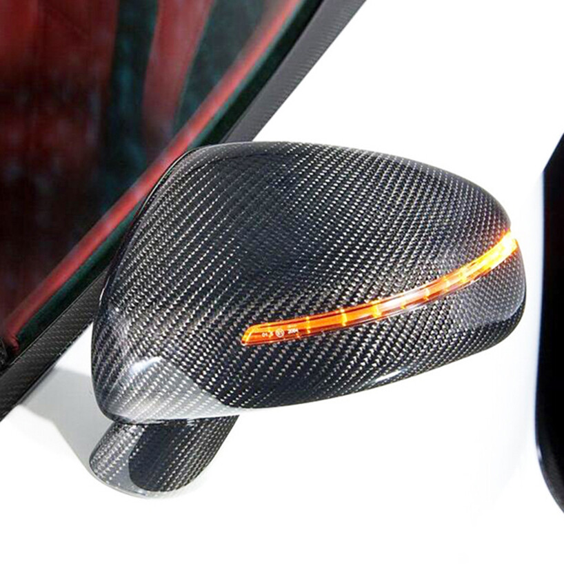 For Audi AUDI TT TTS R8 MK2 8J 06-14 Real Carbon Fiber Mirror Covers 1pair