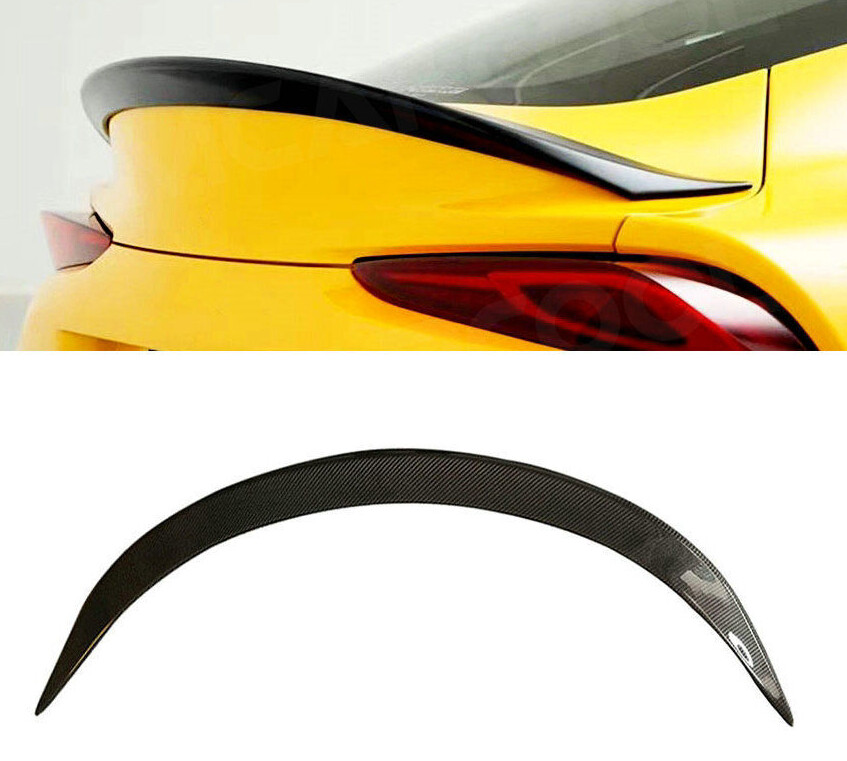 Real Carbon Fiber Rear Trunk Boot Spoiler Wing For Toyota Supra A90 2019-2023