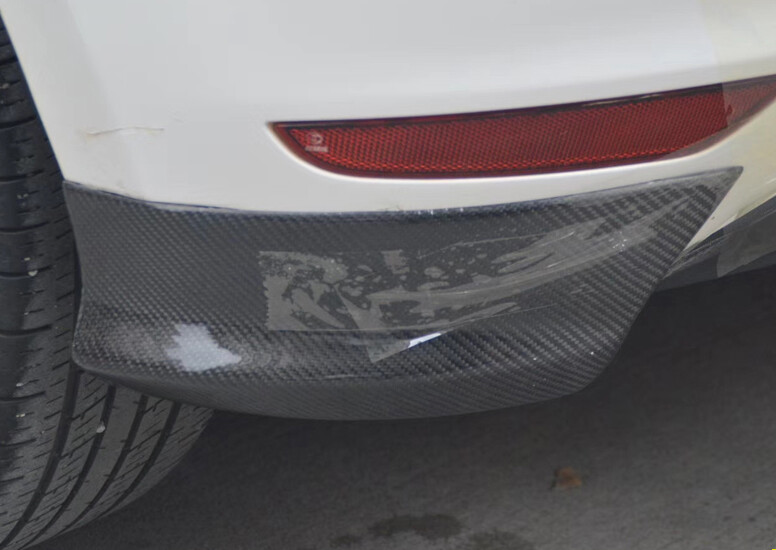 Carbon Fiber Rear Lip Splitter Spoiler For Volkswagen VW Golf 6 VI MK6 GTI 10-13