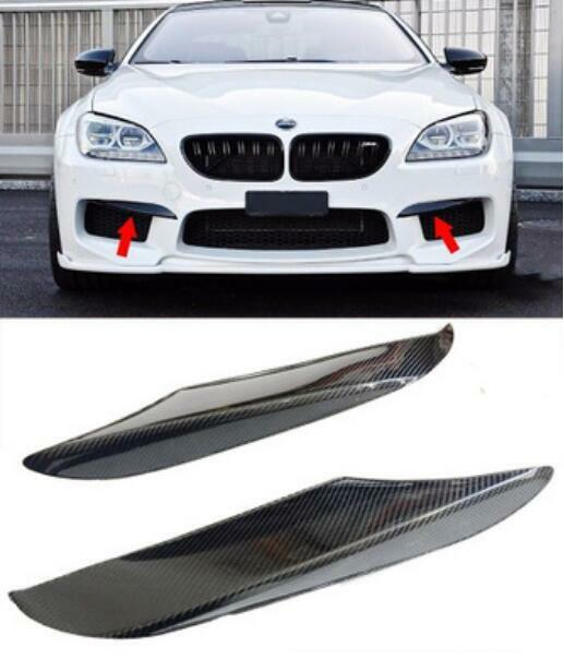 Real Carbon Fiber Front Bumper Splitter spoiler for BMW F06 F12 F13 M6 13-18