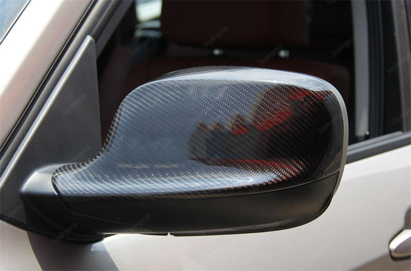 Real Carbon Fiber Mirror Cover Cap  Add-on for BMW X1 E84 11-13  X3 F25 10-13