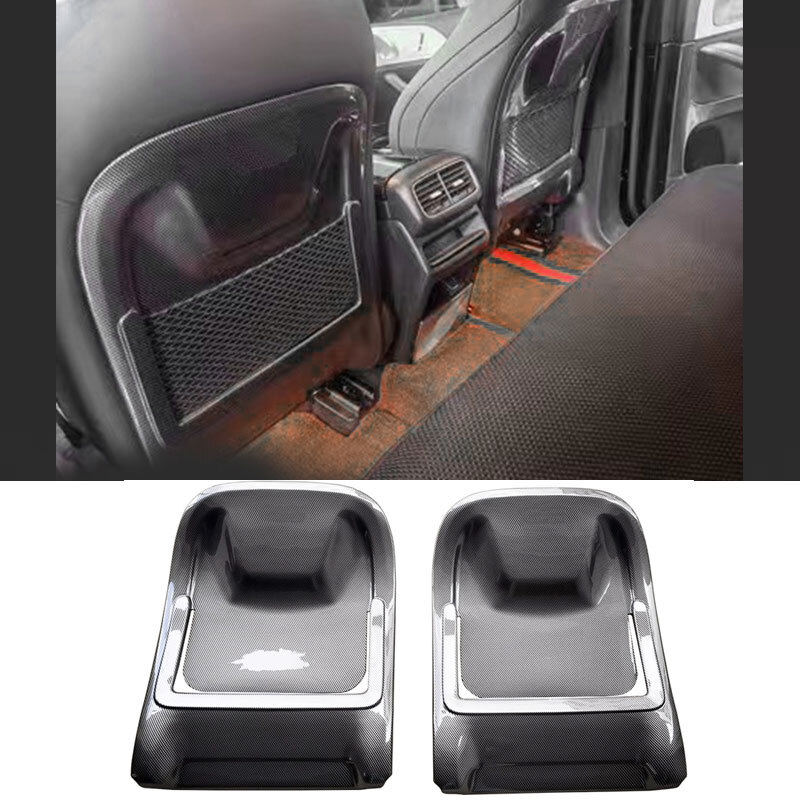Real Carbon fiber Seat Covers Shells 2Pcs 1Pair for BENZ GLE GLS CLASS 2020-2024
