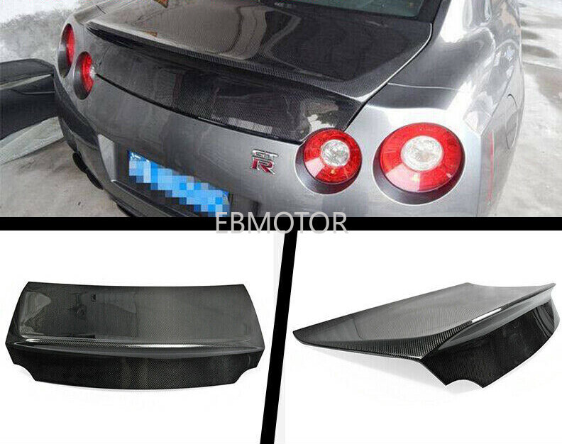 Do Style Real Carbon Fiber Rear Trunk Bootlid Part For Nissan R35 GTR 2008-2016