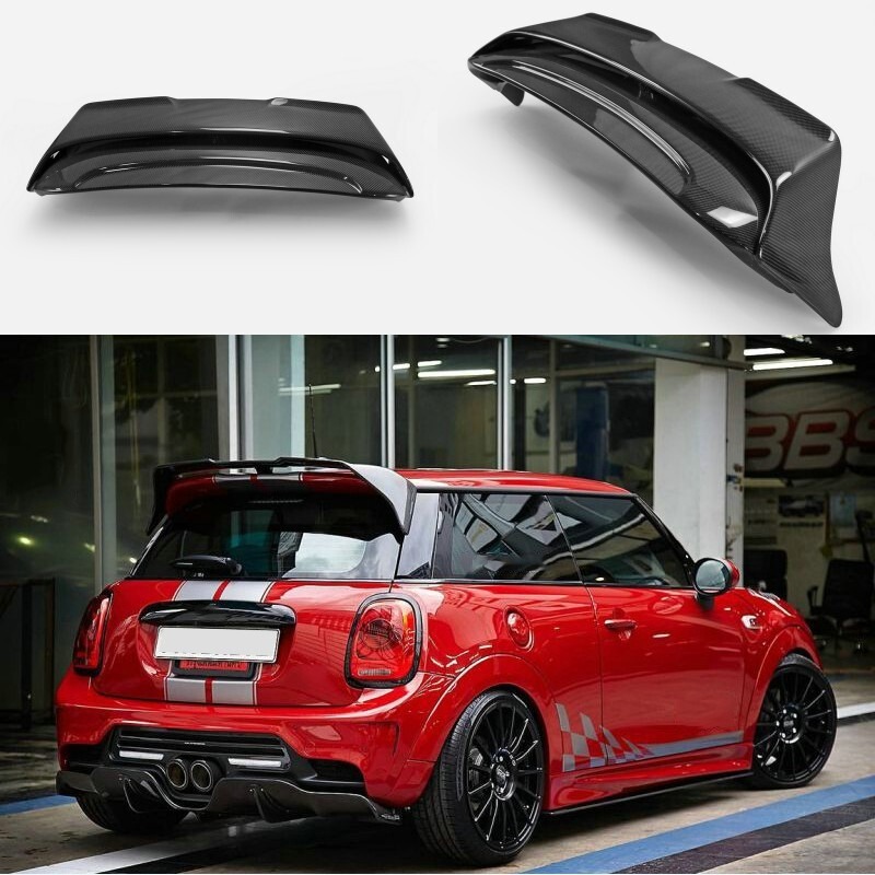 DAG Style Carbon Fiber Rear Trunk Roof Spoiler Wing For Mini Cooper S F56 14-20