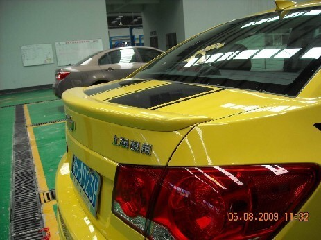 UNPAINTED PU Primer Trunk Lip Spoiler Fit For Chevy Cruze 2009-2015