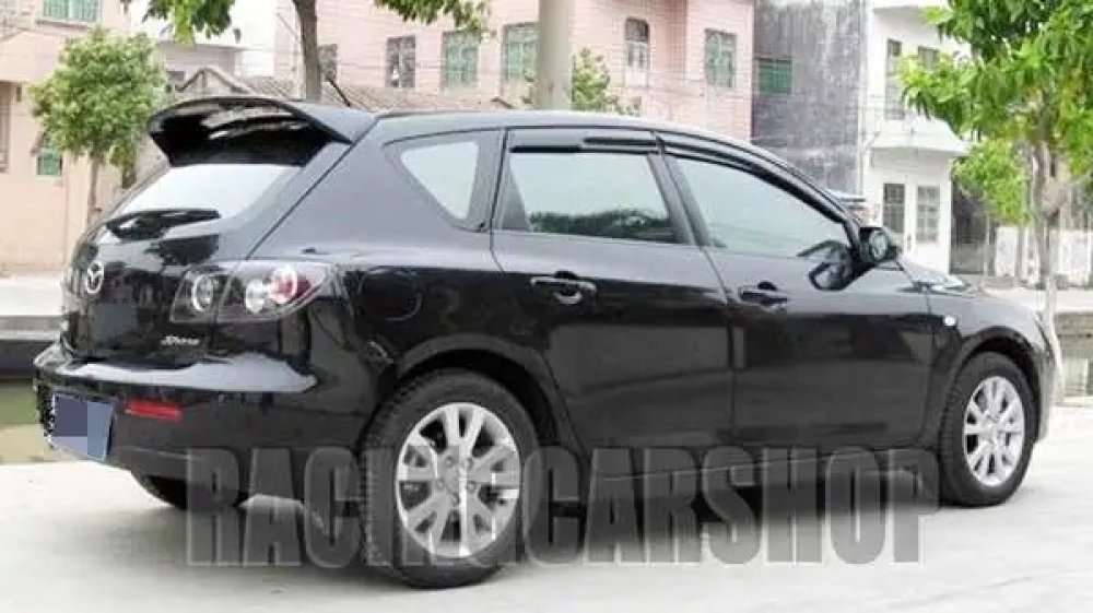 UNPAINTED  MPS SPOILER LED Fit For MAZDA 3 HATCHBACK 5D 2003-2009  T007F