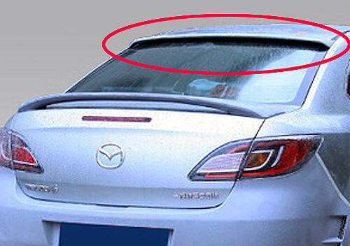 UNPAINTED Fiber Glass PRIMER ROOF SPOILER For MAZDA 6 Atenza MAZDA6 2008-2013