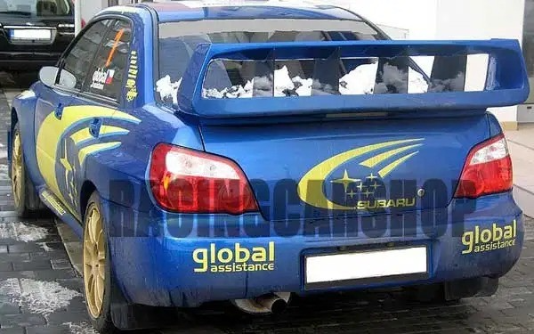 UNPAINTED  WRC Spoiler Fit For Subaru Impreza WRX STI 01-07 T020F