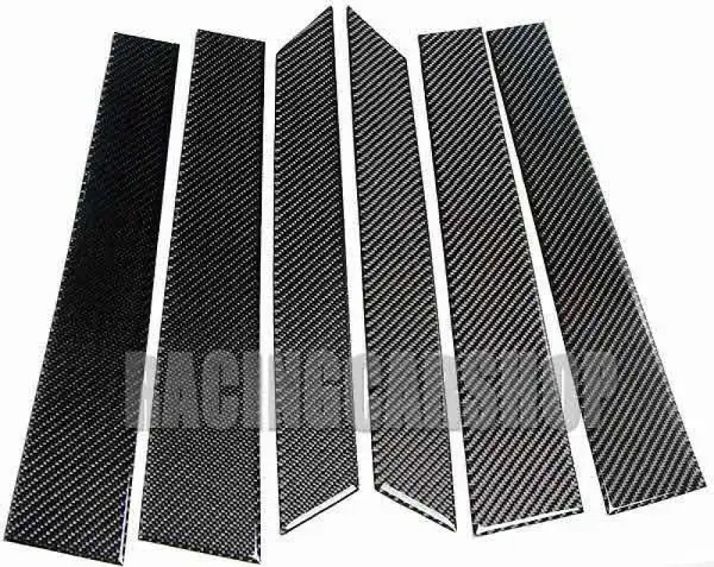 REAL CARBON FIBER DOOR PILLAR PANEL for FORD FOCUS 4DOOR 04UP T030B