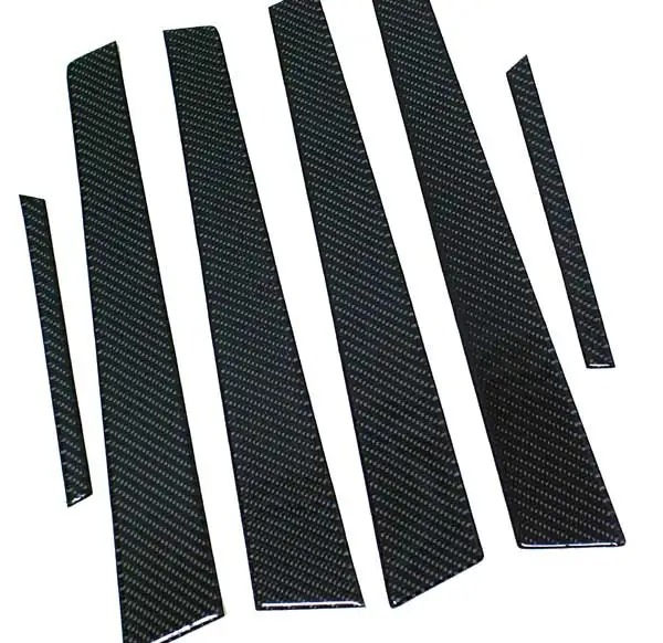 CARBON FIBER DOOR PILLAR PANEL 6PCS/SET for MAZDA 6 02-07 T034B