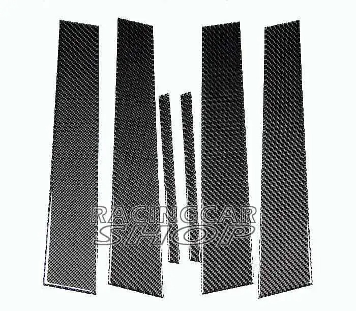 CARBON FIBER DOOR PILLAR PANEL 6PCS/SET for MAZDA 6 2nd Atenza 2009UP