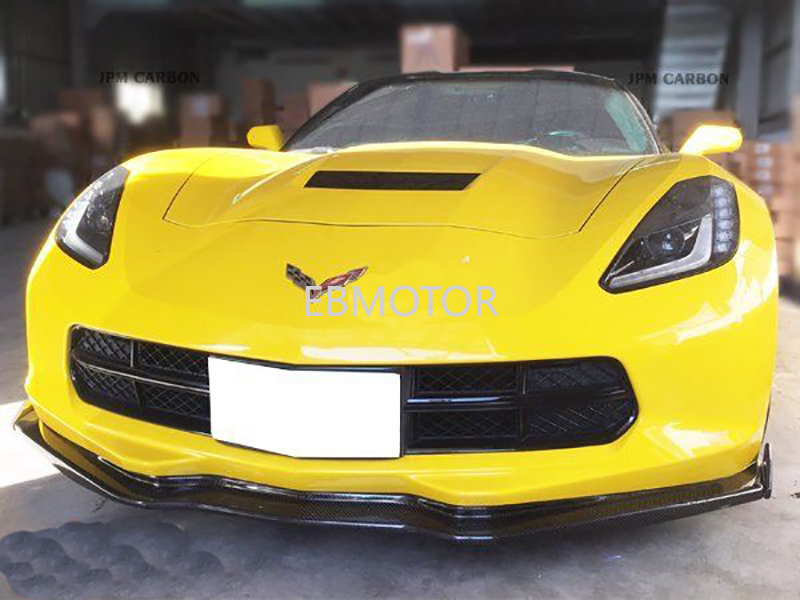 UNPAINT FIBER GLASS PRIMER RKS Frontlippe Spoiler Für Chevrolet Corvette C714-19