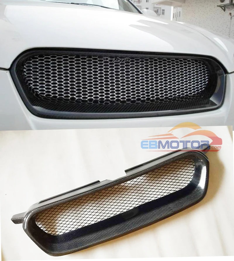 Carbon Fiber Front Bumper Grille Grills Fits For Subaru Legacy 2007-2008