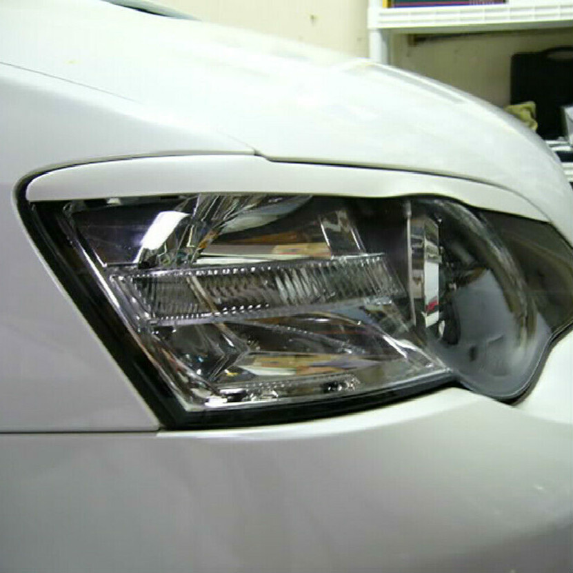 Real Carbon fiber Head light Eyelid Eyebrow Cover Trim For Subaru Legacy 2004-08