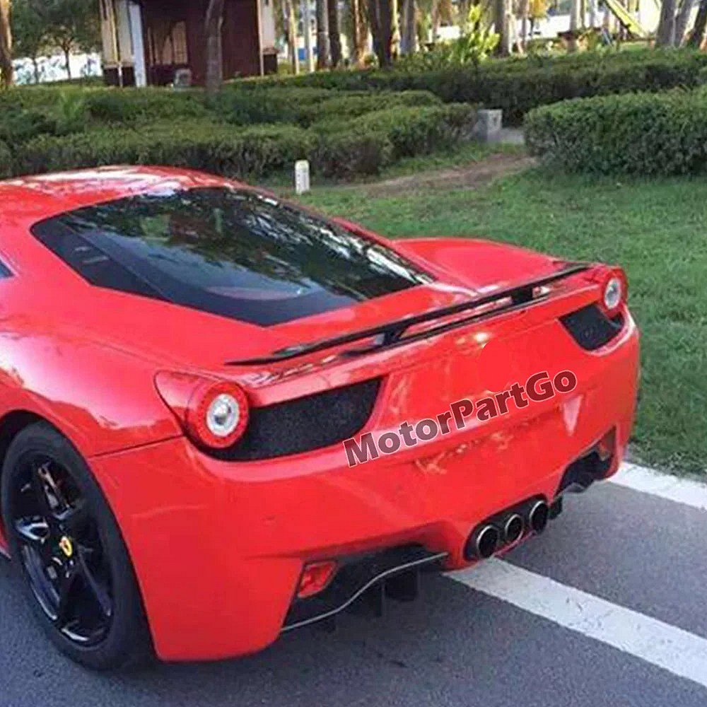 Carbon Fiber Rear Trunk Wing Spoiler for Ferrari 458  2-Door Coupe & Convertible 2011 - 2016   T076
