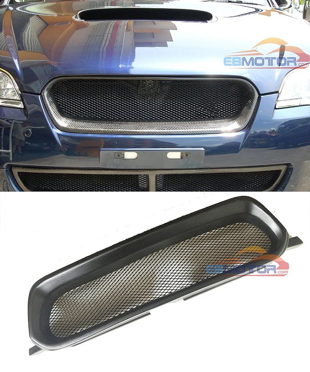 UNPAINTED Fiber Glass Front Bumper Grille Grills Fits For Subaru Legacy 2004-2006 T084F