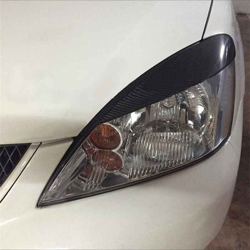 Carbon fiber Eyelid Eyebrow For Mitsubishi Lancer Ralliart Sportback LS 04-2006