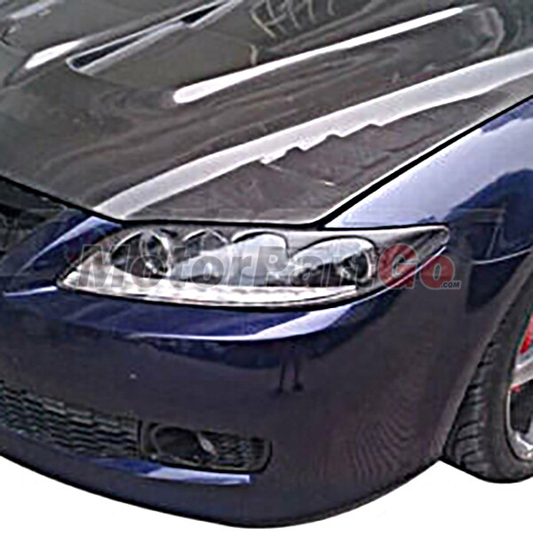 Real Carbon fiber Eyelid Eyebrow Cover Trim For Mazda 6 Mazda6 M6 Sport 03-08