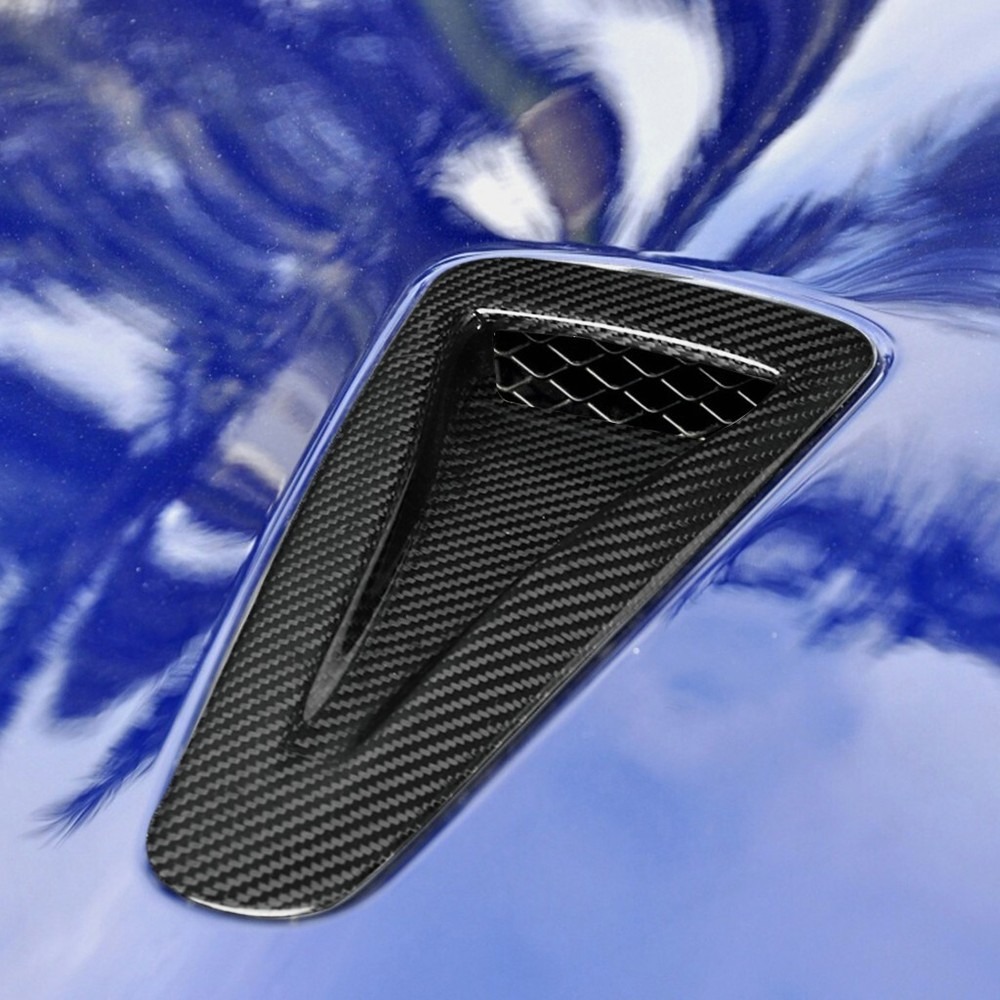 Carbon Fiber Hood Vent Insert Bonnet Air Intake Duct For 2008-16 Nissan R35 GTR