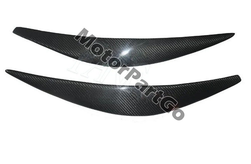 Real Carbon Fiber Head light Eyelid Eyebrow Cover Trim 1pair for Chevrolet Cruze 2014-2016