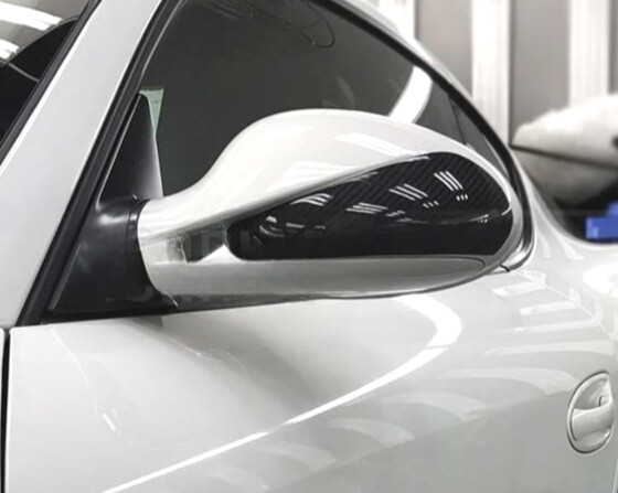 Real Carbon Fiber Mirror Cover For Porsche 997 Cayman Boxster 987 2005-2012