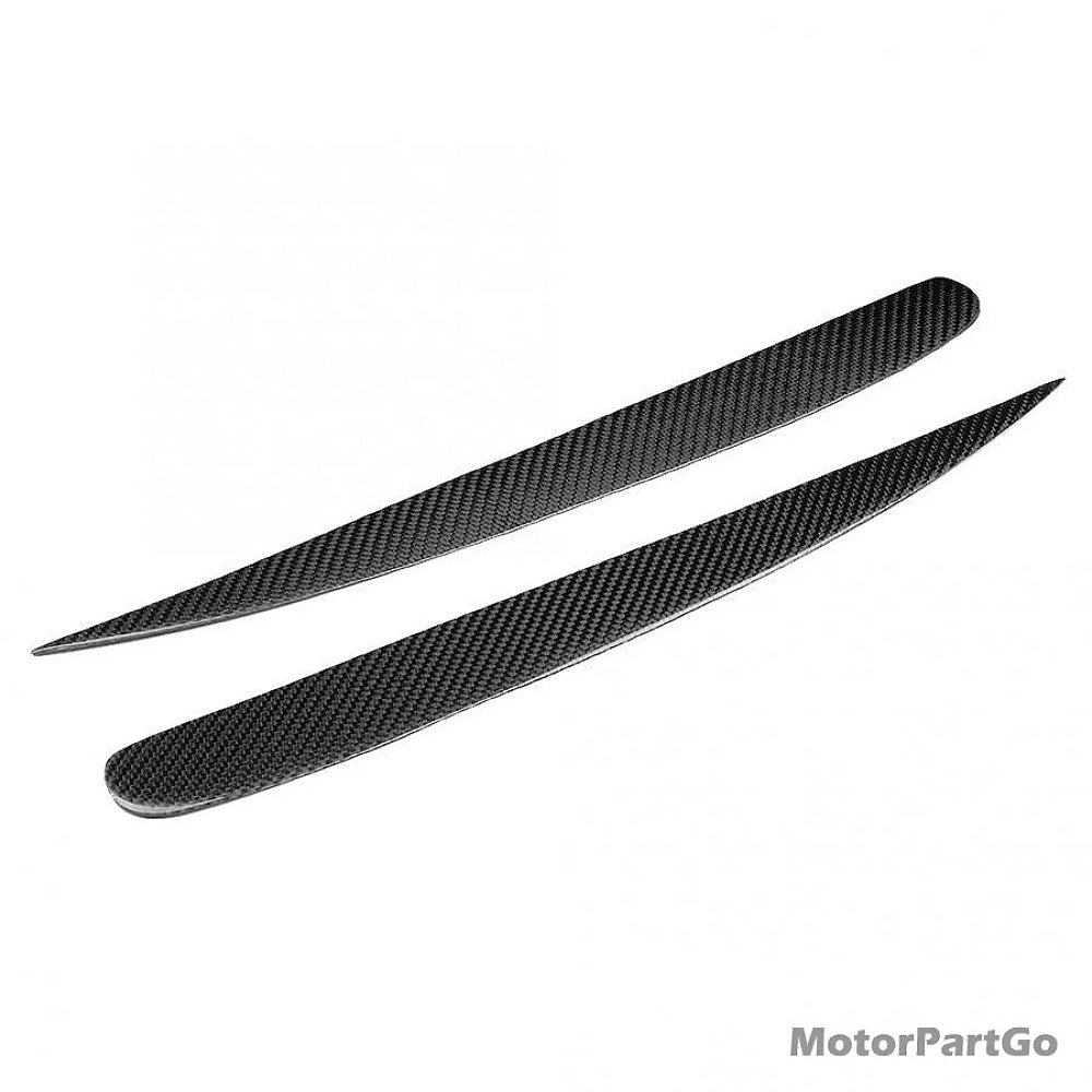 Real Carbon Fiber Head light Eyelid Eyebrow Cover Trim 1pair for Honda S2000 AP1 AP2 SPORT 2000-2009 T182