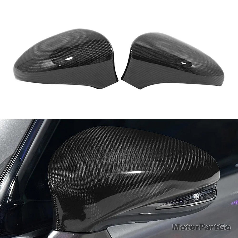 Real Carbon Fiber Mirror Cover 1 pair for Lexus IS/GS/ES/RC/RCF/GSF/CT/LS IS200t IS250 IS350  2013-2017