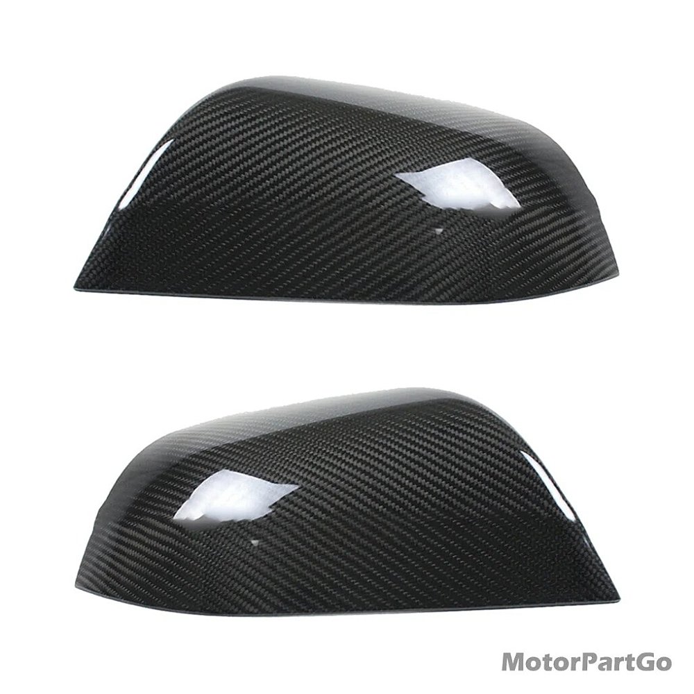 Real Carbon Fiber Mirror Cover 1 pair for Tesla Model X 14-19