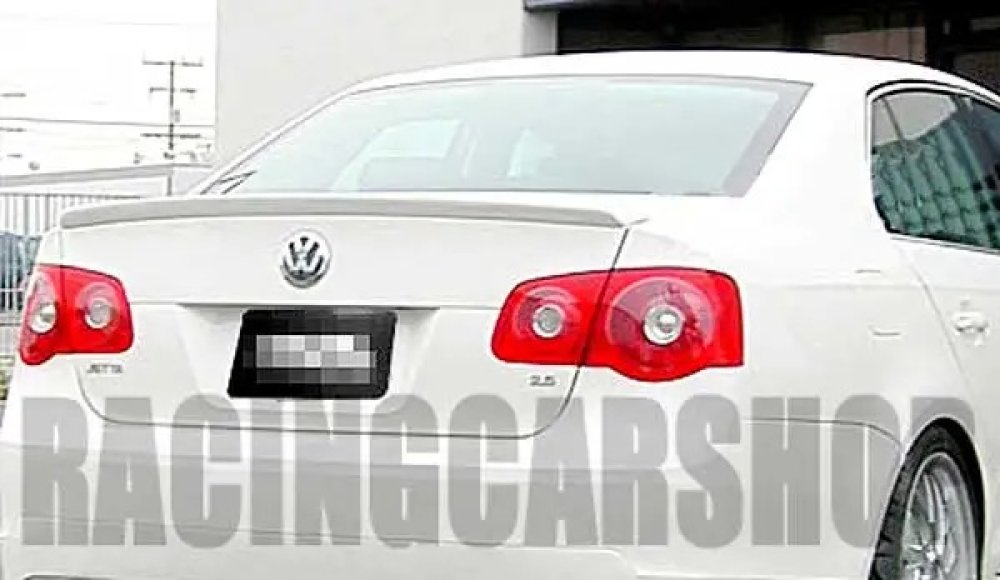 UNPAINTED  GT STYLE TRUNK LIP SPOILER Fit For VW JETTA 5 MK5 2006-2009 V013F