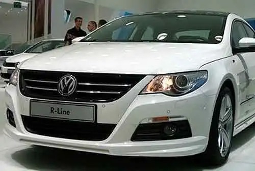 include UNPAINTED  R-Line Style PU Front Lip Spoiler For VW Passat CC 2009-2012  V021F