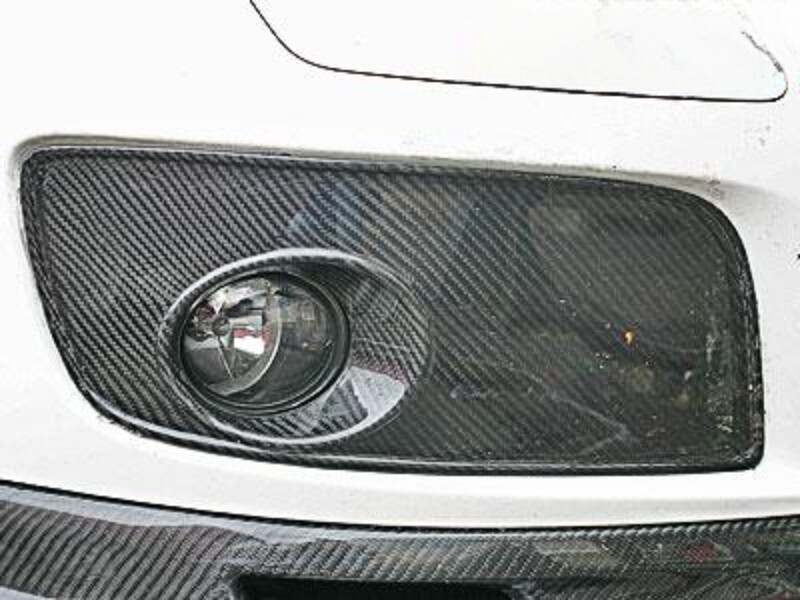 Real Carbon Fiber Foglight Cover Splitter Pair For VW Golf 5 GTI GOLF5 MK5 05-07