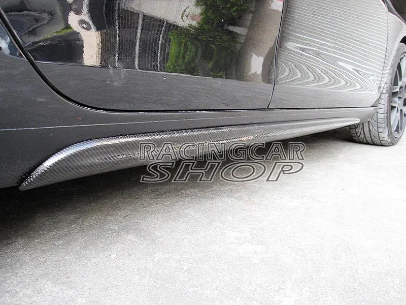 GTI STYEL REAL CARBON FIBER SIDE SKIRTS BODY KITS FOR VW VOLKSWAGEN GOLF 6 VI MK6 & GTI 08-12  V034