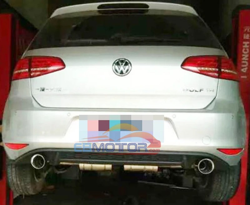 Rear lip diffuser for Volkswagen VW Golf 7 MK7 GTI 2014UP V045