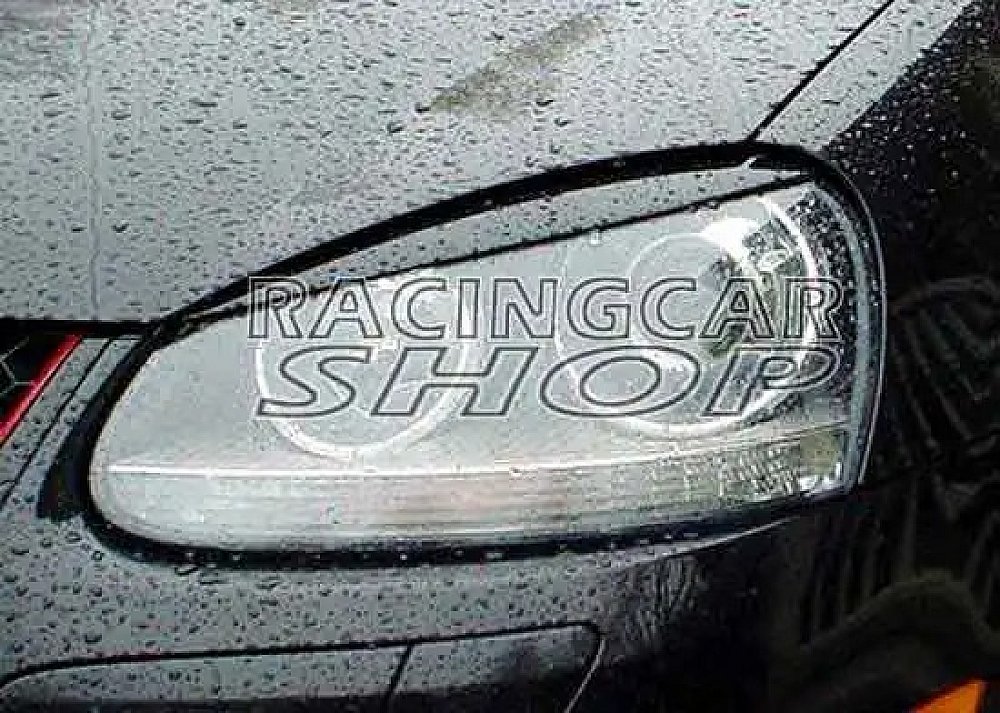 UNPAINTED EYELID EYEBROW EYELIDS EYEBROW 1PAIR for Volkswagen MK5 Golf Rabbit GTI R32 Jetta MK5 Headlight 03-09 V060EF