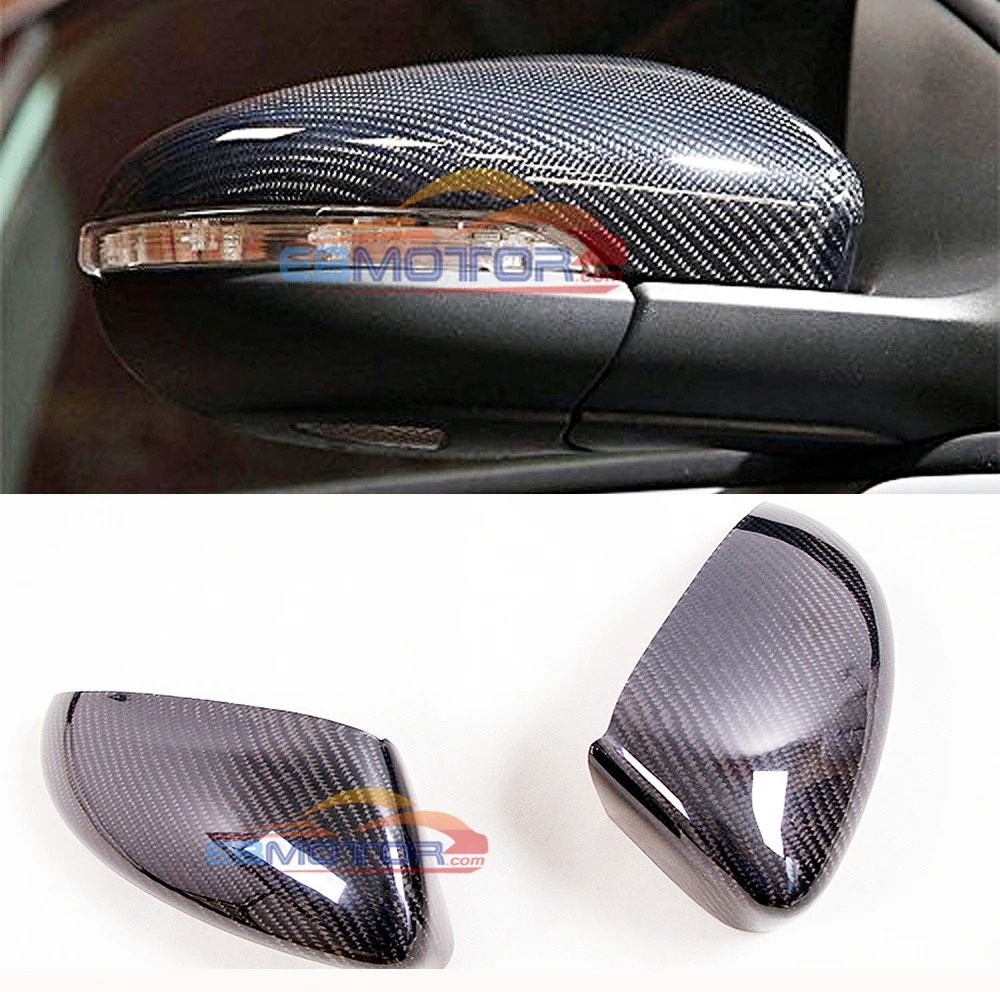 Real Carbon fiber Mirror Caps OEM Side Mirror Cover for Volkswagen CC Scirocco Passat EOS Bettle V081