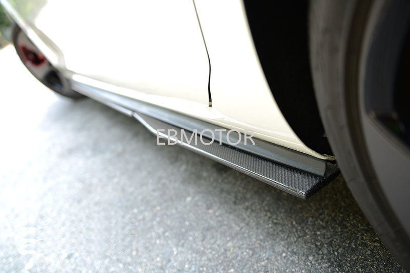 RA STYLE REAL CARBON FIBER SIDE SKIRTS 4PCS FOR GOLF 7 VII GTI 2014-2020