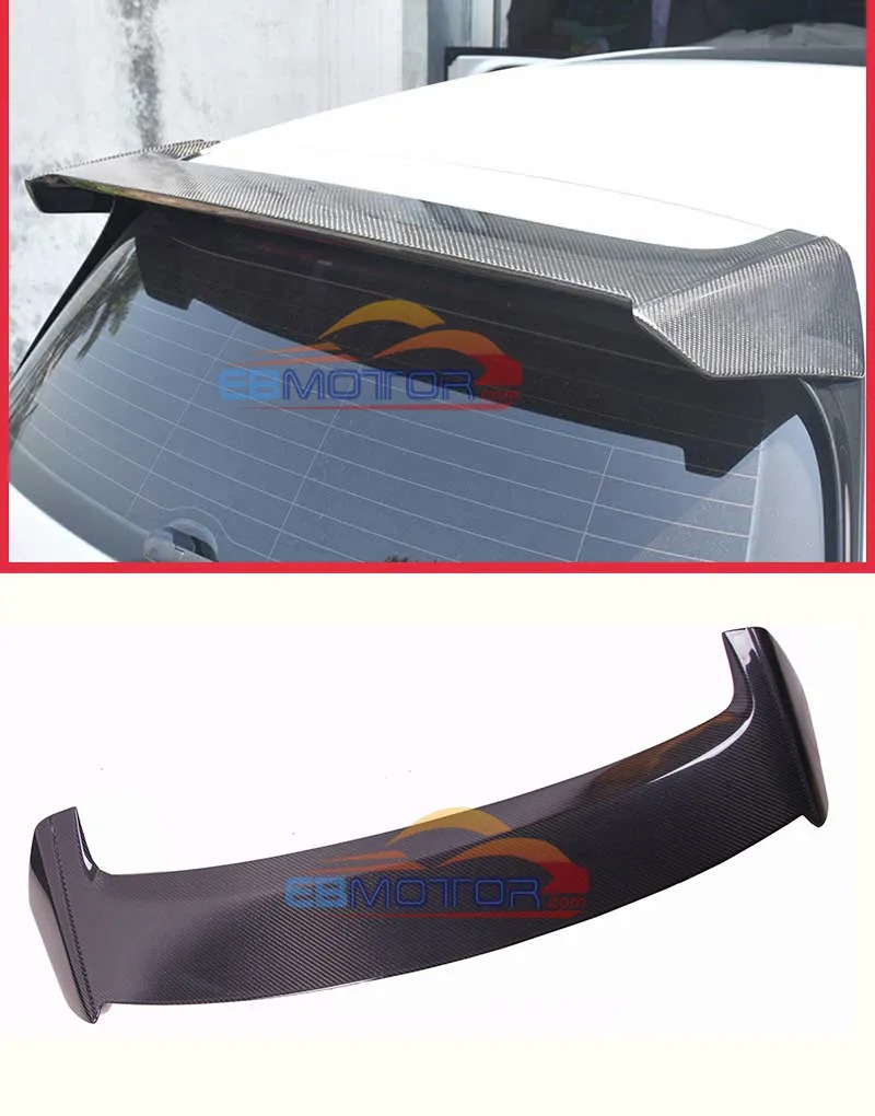 Real Carbon Fiber Spoiler Rear Wing Spoilers For Volkswagen VW GOLF7 MK7 standard model 2014-2017  V087