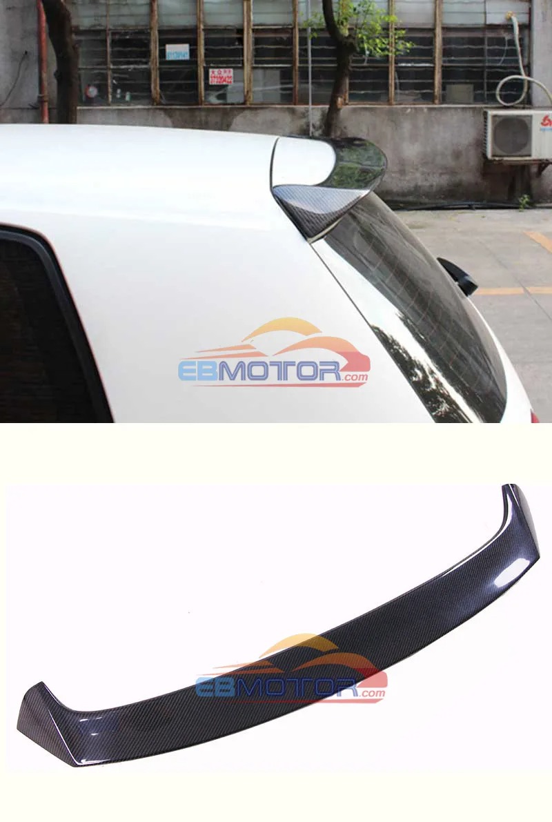Golf 7 MK7 GTI Style Real Carbon Fiber Auto Car Rear Roof Spoiler Wing for Volkswagen VW Golf VII Golf7 Not GTI Not R Line V088