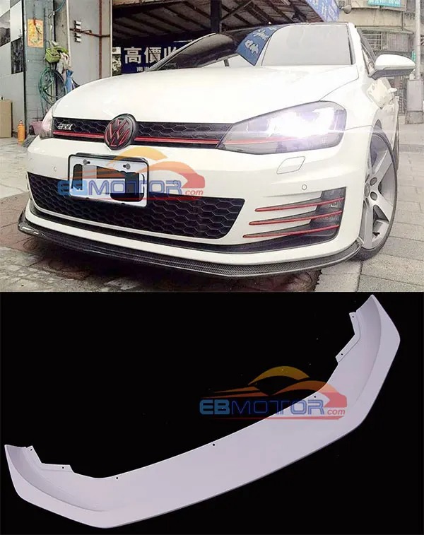 UNPAINTED Front Bumper Lower Lip spoiler FOR Golf 7 GTI MK7 MK 14UP V092F
