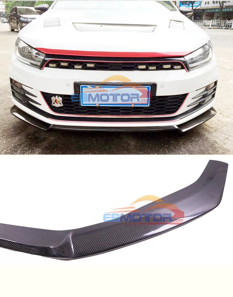 Real carbon fiber Front Lip Spoiler For VW Passat CC 2015-2017 V093