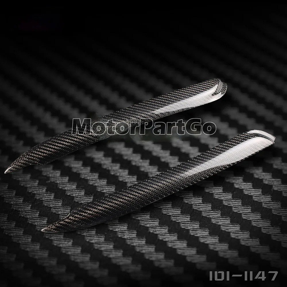 Real Carbon Fiber Head light Eyelid Eyebrow Cover Trim 1pair for  Volkswagen Passat B5 FL 3BG  2001-2004