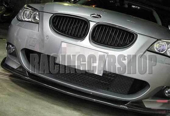 REAL CARBON FIBER FRONT LIP SPOILER FOR BMW 5-SERIES E60 M-TECH MSport BUMPER