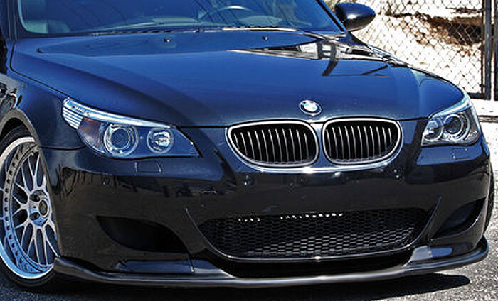 Fiber Glass Primer FRONT LIP SPOILER for BMW E60 M5 aftermarket bumper 2006-2010