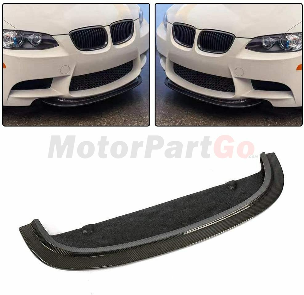 Carbon Fiber Front Lip spoiler splitter FOR BMW E92 E93 E90 E9X M3 BUMPER 08-13