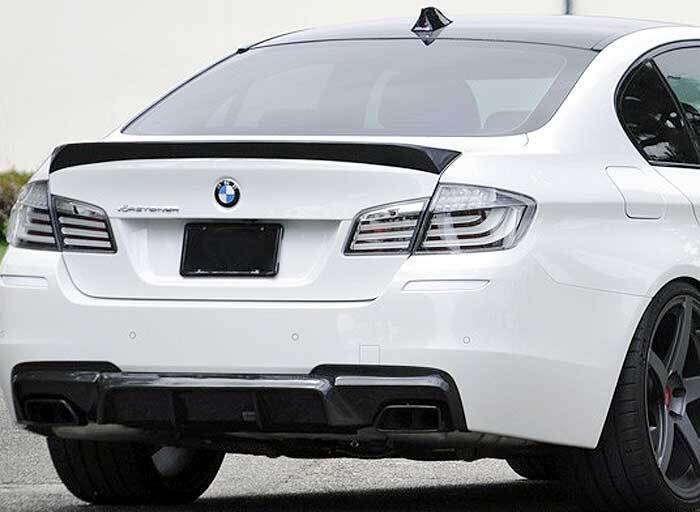 UNPAINTED FRP PRIMER VTYPE TRUNK SPOILER For BMW F10 F18 5SERIES 520i 535i 11-16